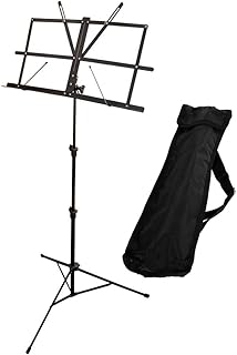 kc 谱架轻量不锈钢制 ms-200j (带软式收纳包) 黑 1本